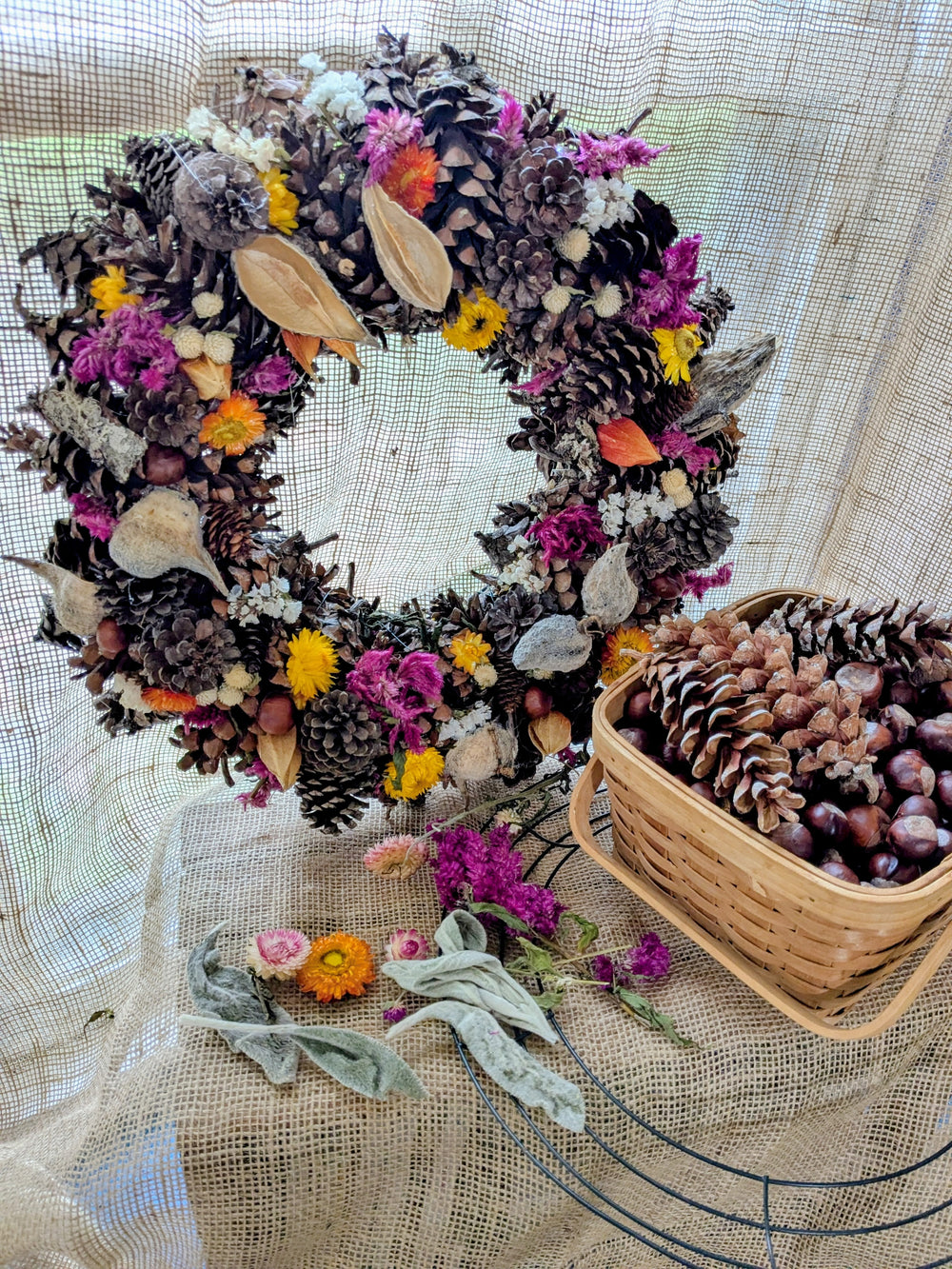 Pine Cone Wreath Workshop